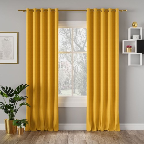 Tkanina MILAS 047 szafranowy 145