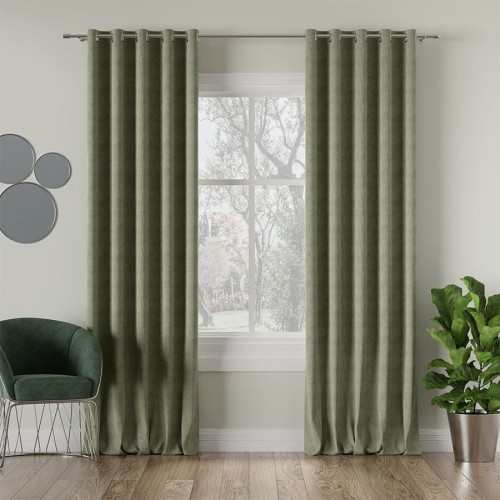 Tkanina MILAS 016 szaro-zielony 145