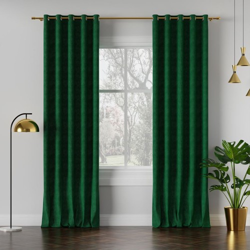 Tkanina MILAS 789  butelkowa zieleń 145