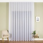 Firana fantazyjna 1238 001 300 OLO biała ze srebrną nitką