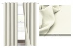 Tkanina zasłonowa obrusowa strecz Panama 1004 ecru 150