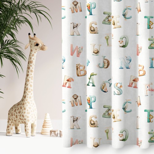 ALFABET Tkanina  MILAS, szer. 150m, 001 biały