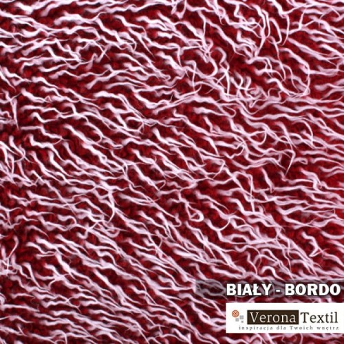 Narzuta Sznurek szer 160 cm Biały Bordo