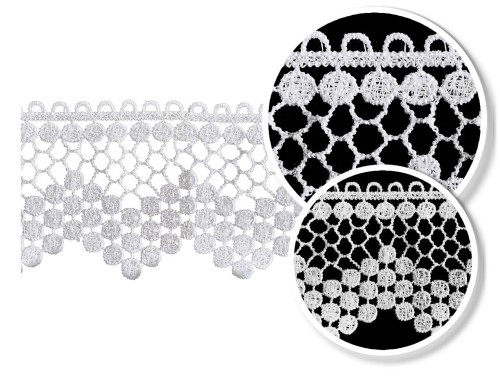 Gipiura 5249 8 cm biała