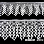 Gipiura numer 301884 20 cm biała