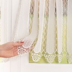 Zazdrostka haftowana panelowa na batyście 93721 010 70 naturalny