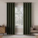 Tkanina dekoracyjna ANDORA TD0023 302 305 ciemny zielony