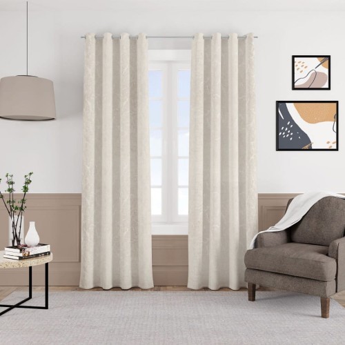 AURORA Tkanina dekoracyjna VELVET 280cm 02 jasny beż