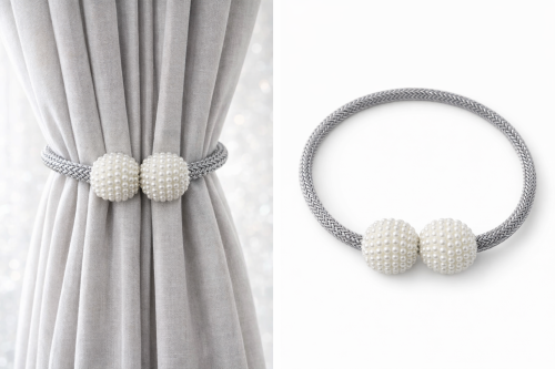 Magnes sznurowany koral szary