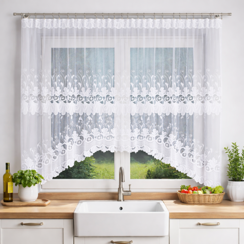 Firana żakardowa 160x400 7003