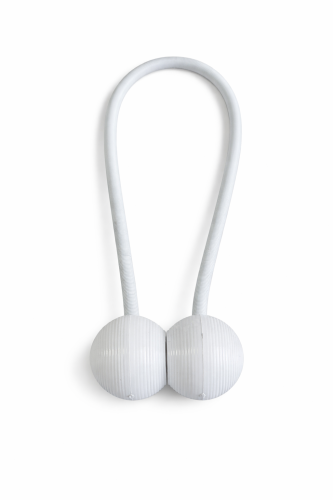 Magnes sznurowany met biały