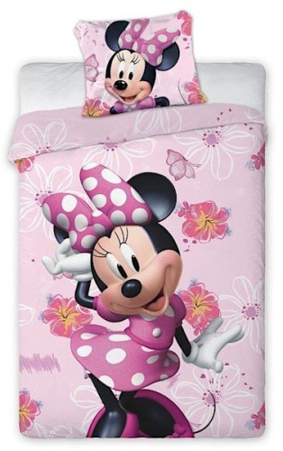 Pościel Myszka Minnie 160X200 100% Bawełna 002W 