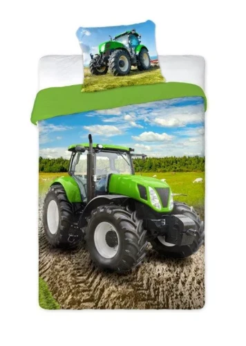 Pościel bawełniana 160x200 Traktor Turbo 006