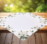 Bieżnik  z nadrukiem w wiosenne  kwiaty 85x85 symbol 060   