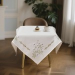 BIEŻNIK FLOWER 85x85 KREM 014   