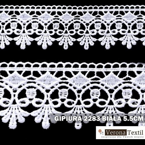 Gipiura 2283 5,5 cm biała