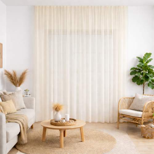  FIRANKA GOTOWA WOAL KRESZ ECRU OBCIĄŻNIK 230X600 TAŚMA 