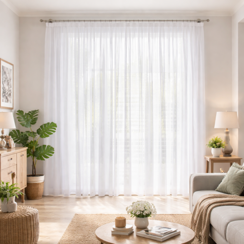 FIRANKA GOTOWA SABLE 230X200 WOAL FRANCUSKI 121 OBCIĄŻNIK BIAŁA TAŚMA