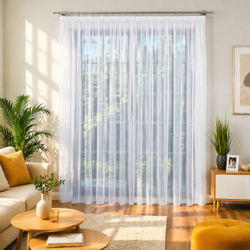 FIRANKA GOTOWA  MARKIZETA 250x350 BIAŁA  OBCIĄŻNIK TAŚMA   