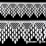 Gipiura numer 301884 15 cm biała