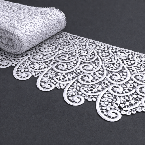 Gipiura motek 7017 30 cm biała