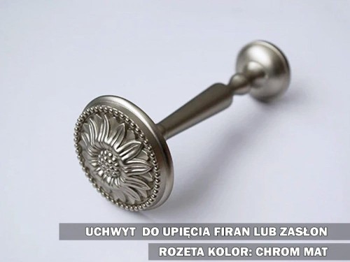 Uchwyt rozeta chrom mat