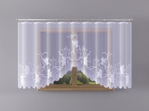 Firanka  żakardowa  160x400 115116 odpasowana do łuku