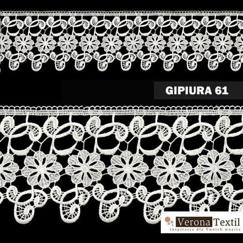 Gipiura numer 61 15 cm ecru