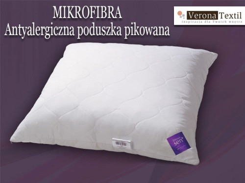 PODUSZKA MIKROFIBRA PIKOWANA ZDROWY SEN 40X40 AMZ