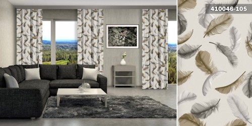 Gotowe zasłony na taśmie 410046 105 M 250x140