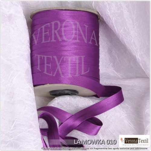 Lamówka atłasowa 010 fioletowa