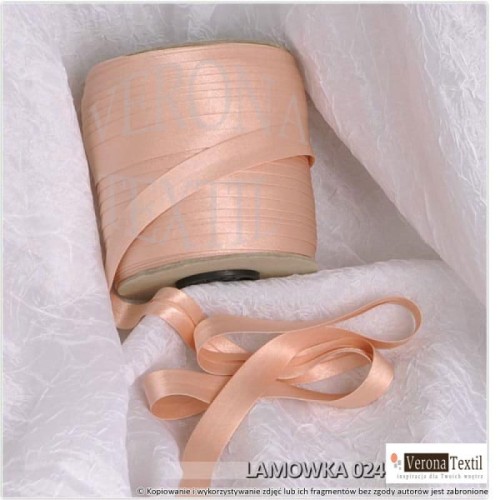 Lamówka atłasowa 024 łosoś