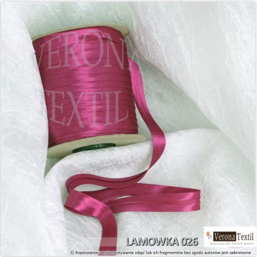 Lamowka atlasowa 026 bordowa