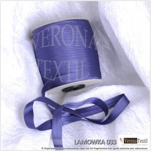 Lamówka atłasowa 033 granatowy