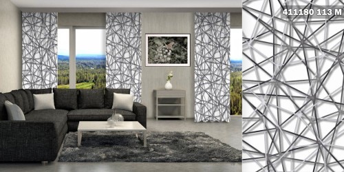 Gotowe zasłony na taśmie 411180 113 M 250x140