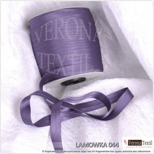 Lamowka atlasowa 044 fioletowa