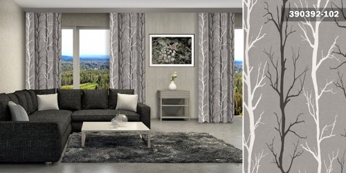 Gotowa zasłona na taśmie 390392 102 M 230x140