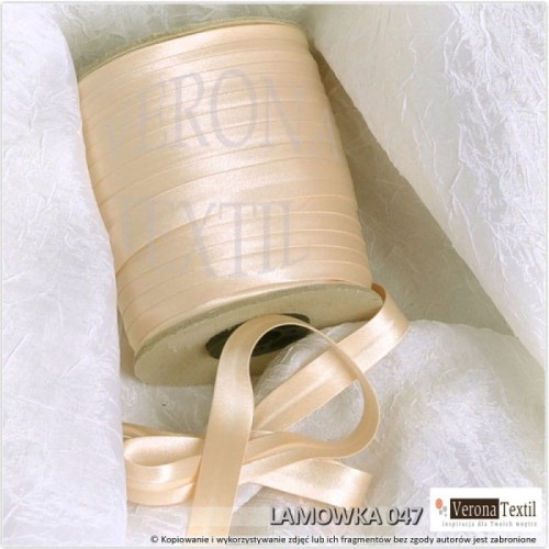 Lamówka atłasowa 047 krem