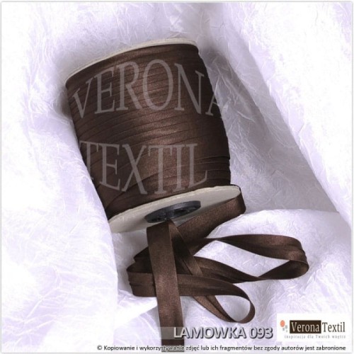 Lamówka atłasowa 093 brązowa
