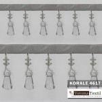 Tasiemka z koralikami 4617 popiel