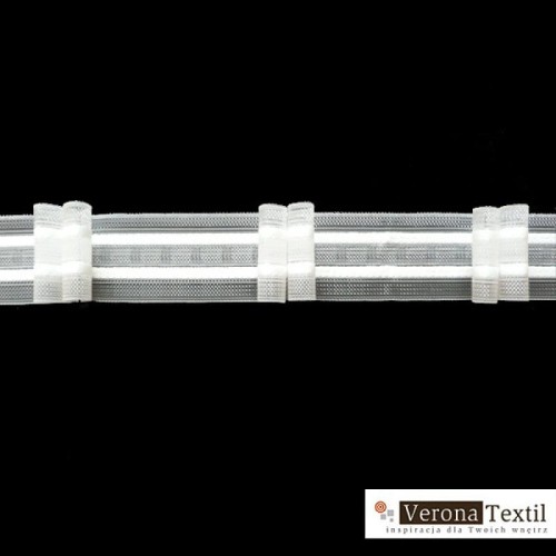 Taśma marszcząca 2,5 cm U2 Żyłka 50 m