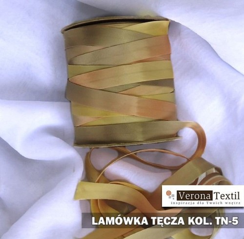 Lamówka atłasowa tęczowana TN5