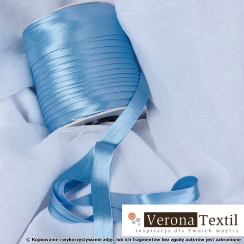 Lamówka atłasowa 170 niebieski