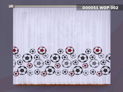 Firana na woalu FUTBOL D00051 002 160