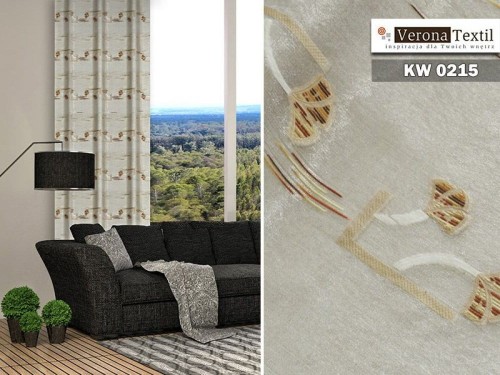 Materiał zasłonowy lekki KW0215 140