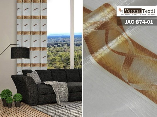 Materiał zasłonowy  lekki JAC 874 01 140
