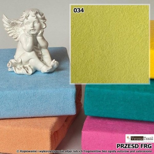 Prześcieradło z gumką FROTTE 180 cm x 200 cm  kol.034