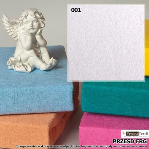 Prześcieradło z gumką FROTTE 220 cm x 200 cm  kol.001