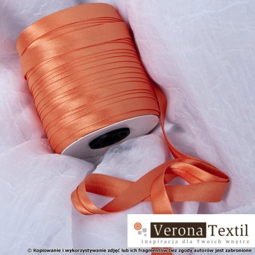 Lamówka atłasowa 204 pomarańczowa