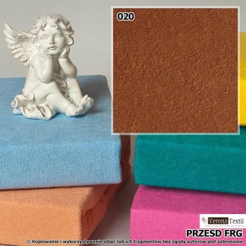 Prześcieradło z gumką JERSEY 120 cm x 200 cm  kol.020